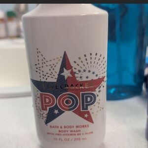 Bath & Body Works Firecracker Pop Body Wash - Red, Blue, White, Gold